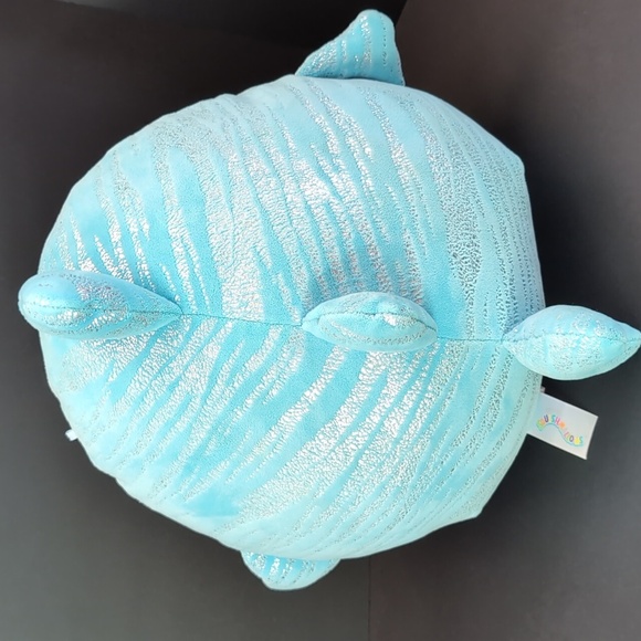 Squishmallows Lamar the Blue Whale Shark Plush Kellytoy. - Picture 4 of 8